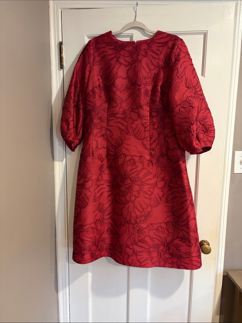 Teri Jon by Rickie Freeman Dark Red Dress